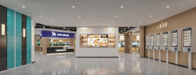 现代食堂3D模型下载